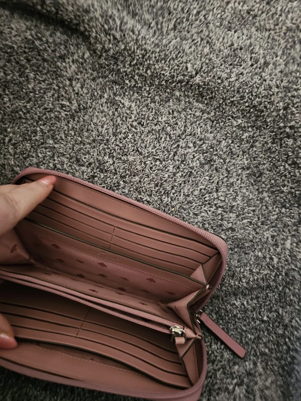 kate spade Pink Glitter Bottom Tote